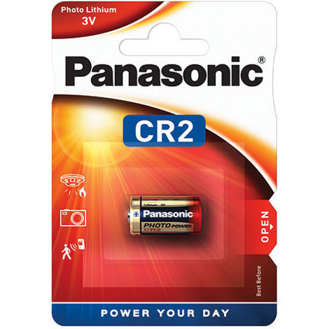 Pila Panasonic modelo CRD2 para cámaras