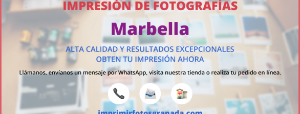 Imprimir Fotos en Marbella: Recuerdos para Siempre 📸🌅