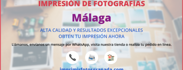 Imprimir Fotos en Málaga 📸: Calidad y Creatividad 🎨