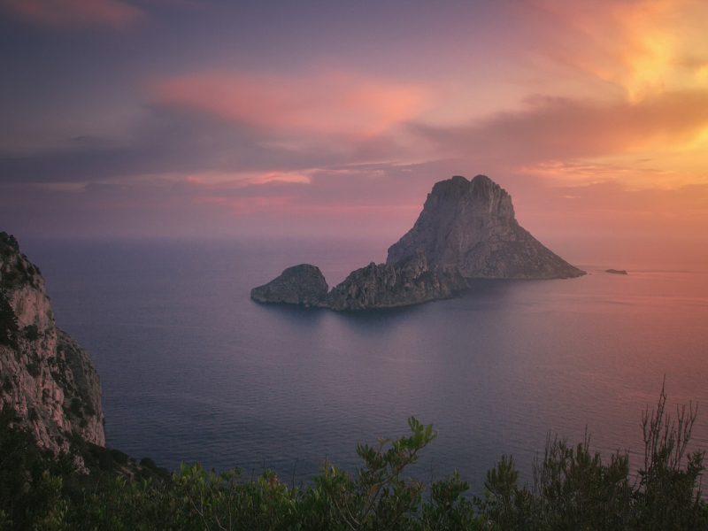 lo mejores lugares para fotografiar ibiza al atardecer