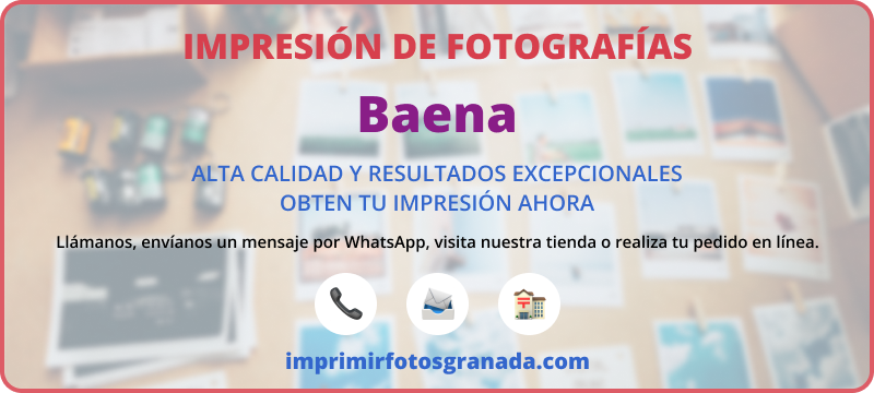 Imprimir Fotos en Baena 🖼️📸 ¡Captura tus recuerdos!