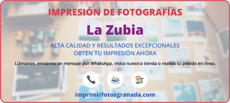 Imprimir Fotos en La Zubia 📸🖨️ ¡Hazlo Hoy!