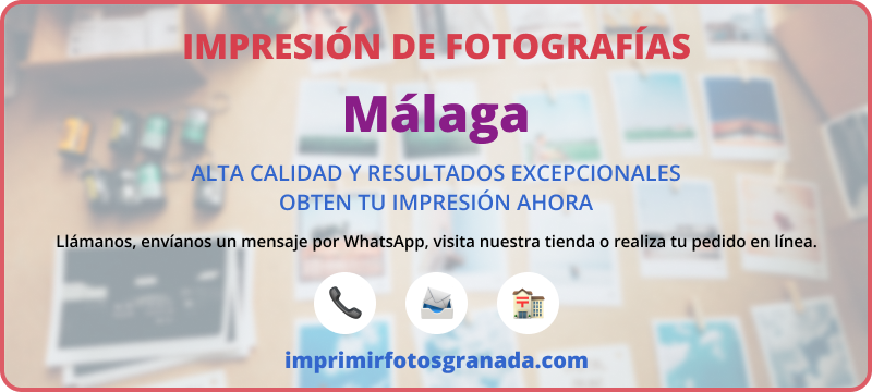 Imprimir Fotos en Málaga 📸: Calidad y Creatividad 🎨