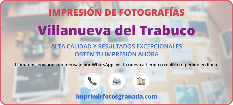 Imprimir Fotos en Villanueva del Trabuco 📸✨ ¡Revive tus Recuerdos!